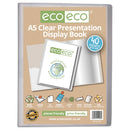 Eco-Eco A5 - 50% Recycled - 40 Pocket Presentation Display Book