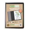Eco-Eco A5 - 50% Recycled - 20 Pocket Professional Display Book