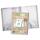 Eco-Eco A5 - 50% Recycled - Clear 80 Pocket Presentation Display Book