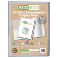 Eco-Eco A4 50% Recycled 100 Pocket Presentation Display Book and Box