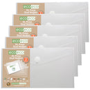 Eco-Eco DL - 50% Recycled - Press Stud Wallets (Pack of 5)