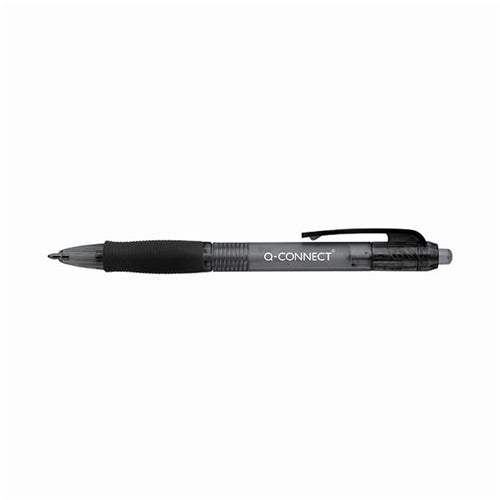 Q-Connect Retractable Ballpoint Pen - Medium (Pack of 10)