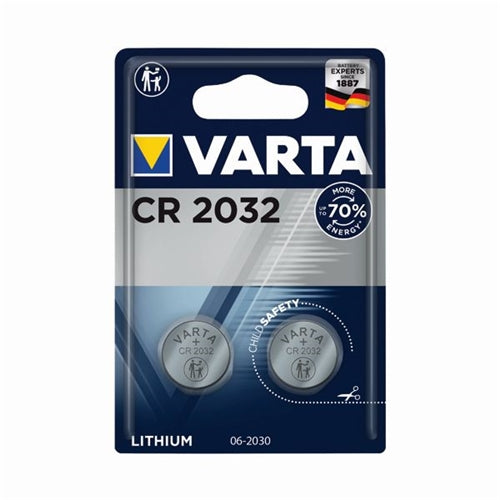 Varta CR2032 Lithium Coin Cell Battery (Pack of 2)