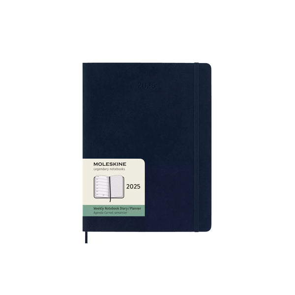 Moleskine Softcover Weekly Notebook Diary/Planner 12-Month 2025 - Extra Large