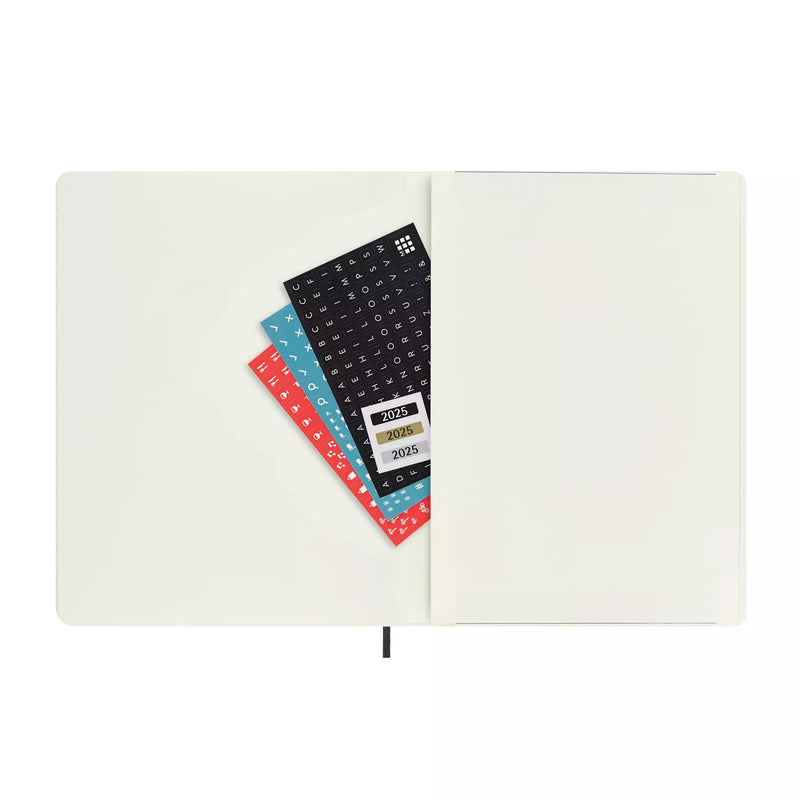 Moleskine Softcover Monthly Notebook Diary/Planner 12-Month 2025 - Extra Large