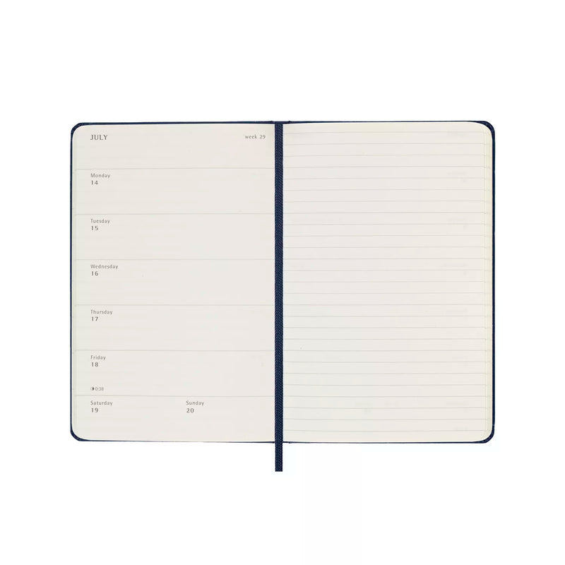 Moleskine Hardcover Weekly Notebook Diary/Planner 12-Month 2025 - Pocket