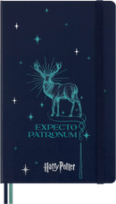 Moleskine Harry Potter Expecto Patronum Limited Edition Ruled Hardcover Notebook - Large
