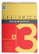 Daler-Rowney Red & Yellow Smooth Cartridge Sketch Pad 150gsm