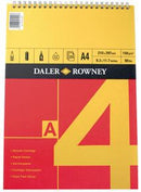 Daler-Rowney Red & Yellow Smooth Cartridge Sketch Pad 150gsm