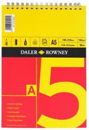 Daler-Rowney Red & Yellow Smooth Cartridge Sketch Pad 150gsm