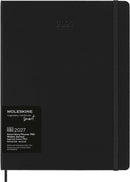 Moleskine Smart Hardcover Diary/Weekly Notebook Planner 12-Month 2027 - Extra Large