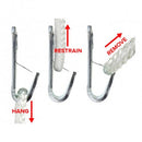 Leeds Display Heavy Duty Safety Hook with Wall Plug & Screw