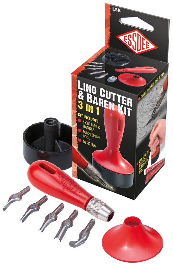 Essdee 3 in 1 Lino Cutting Baren Kit