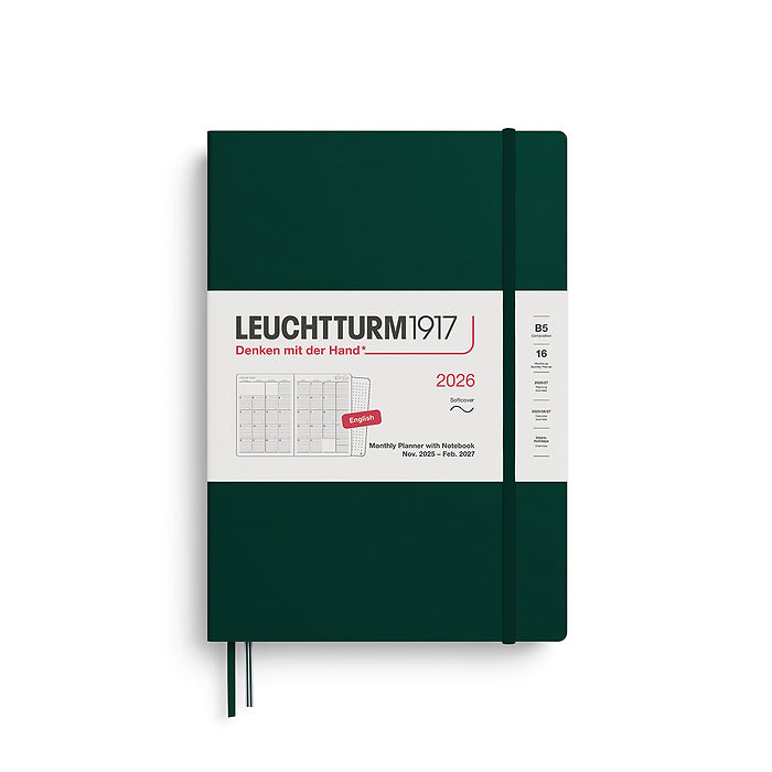 Leuchtturm1917 B5 Composition Notitieboek met zachte kaft blanco Sage - De Groen BV Leuchtturm1917 B5 Composition Notitieboek met zachte kaft blanco Sage - De Groen BV