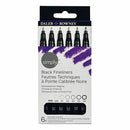 Daler-Rowney Simply Black Fineliner Drawing Pen Set of 6