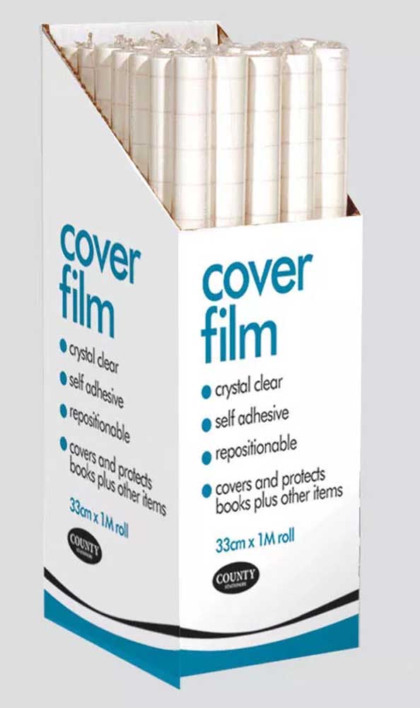 County Stationery Cover Film (1 Metre Roll)