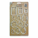 Tim Holtz idea-ology 12 Clear Facets & Jump Rings