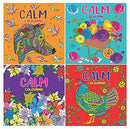 CALM Relaxing Antistress Kids and Adult Colouring Book 21x21cm