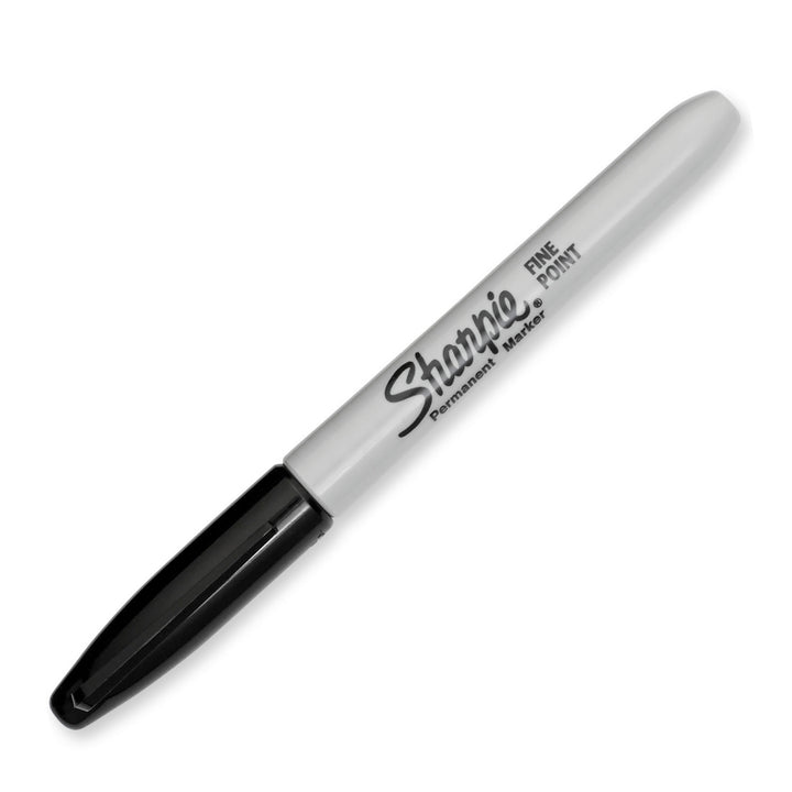 Sharpie Permanent Marker Black Fine (Pkd 1)