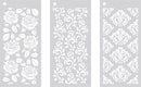 Crafter's Companion Mixed Media Stencil Set - Opulent Trio (3PC)