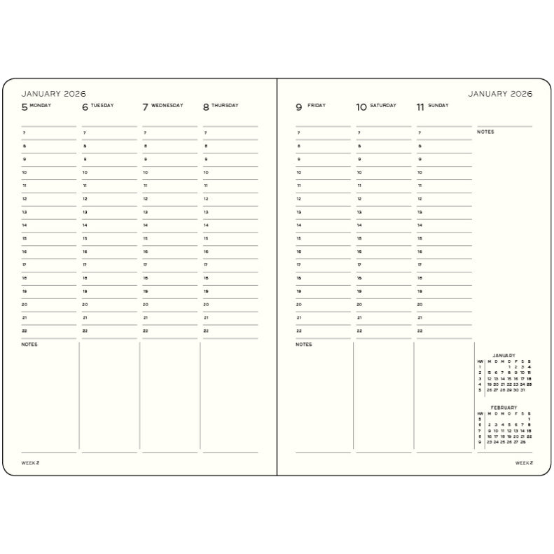 Leuchtturm 1917 Week Planner Hardcover Master (A4+) 2026