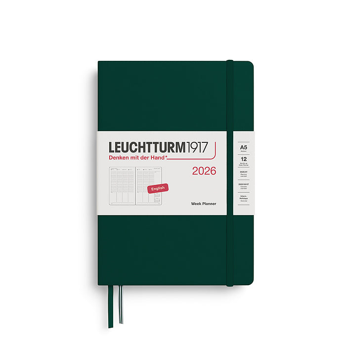 Leuchtturm 1917 Week Planner Hardcover Medium (A5) 2026