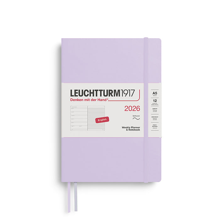 Leuchtturm 1917 Weekly Planner & Notebook Softcover Medium (A5) 2026