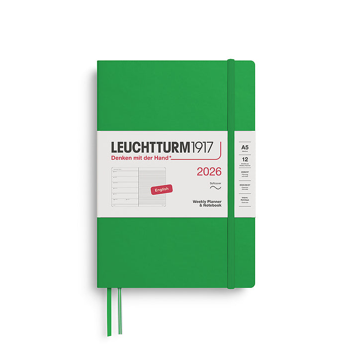 Leuchtturm 1917 Weekly Planner & Notebook Softcover Medium (A5) 2026