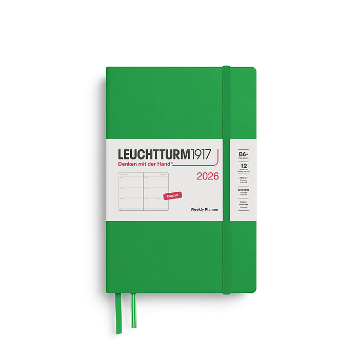Leuchtturm 1917 Weekly Planner Hardcover Paperback (B6+) 2026