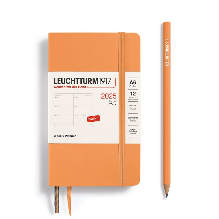 Leuchtturm 1917 Weekly Planner Softcover Pocket (A6) 2025