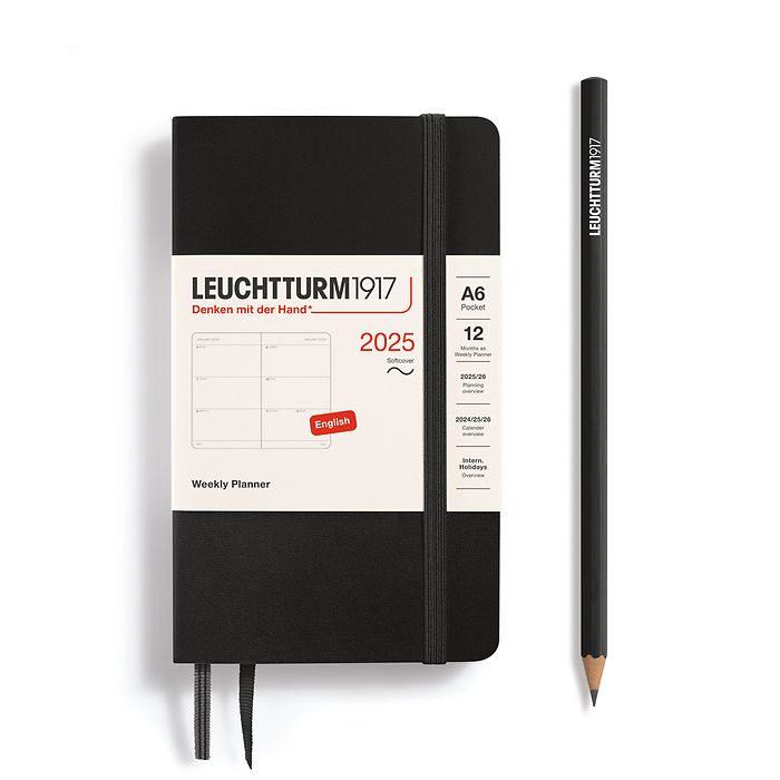 Leuchtturm 1917 Weekly Planner Softcover Pocket (A6) 2025