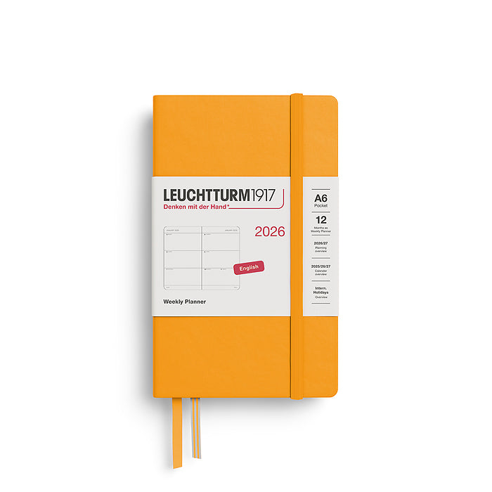 Leuchtturm 1917 Weekly Planner Hardcover Pocket (A6) 2026