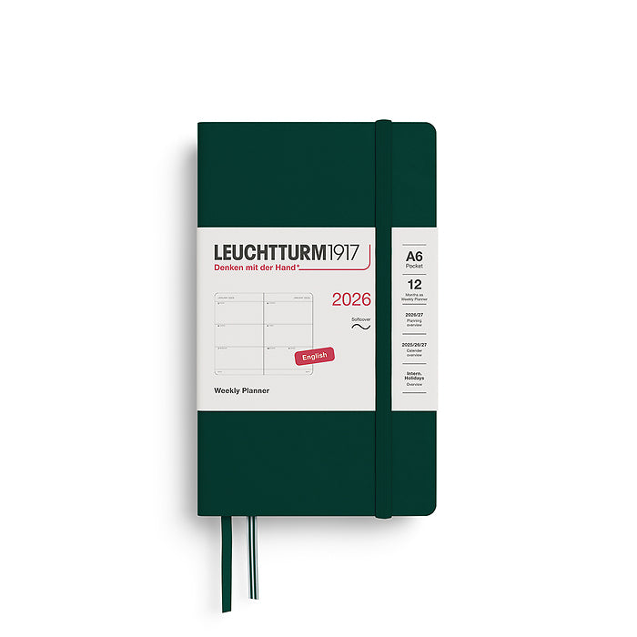 Leuchtturm 1917 Weekly Planner Softcover Pocket (A6) 2026