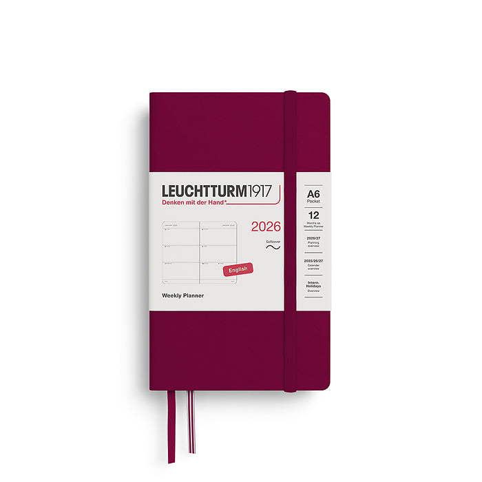Leuchtturm 1917 Weekly Planner Softcover Pocket (A6) 2026