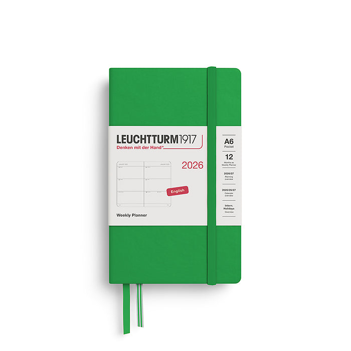 Leuchtturm 1917 Weekly Planner Hardcover Pocket (A6) 2026