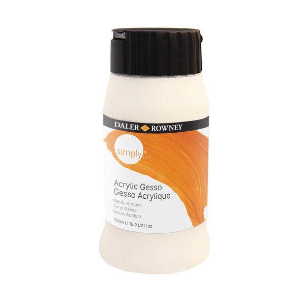 Daler-Rowney Simply Acrylic Gesso 500ml - White