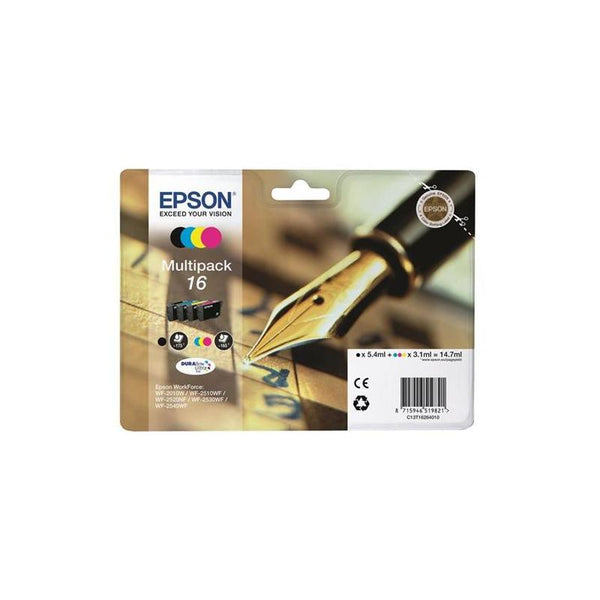 Epson 16 Ink Cart M-pack Pk4 T16264010