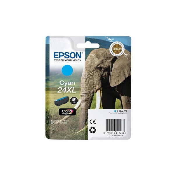 Epson 24XL  Ink Cart Cyan T24324010
