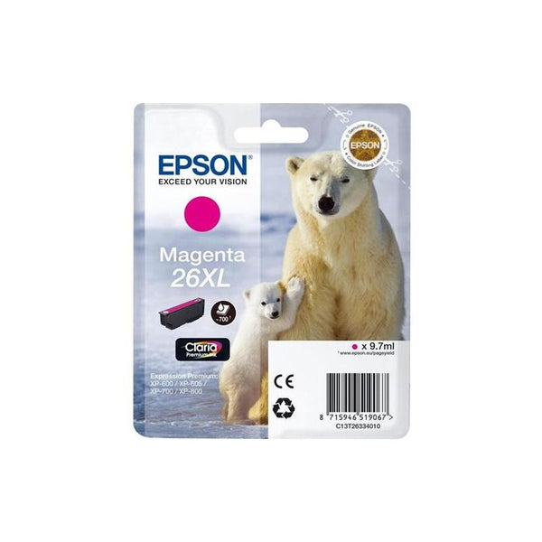 Epson 26XL Ink Cart Magenta T26334010