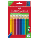 Faber-Castell Jumbo Triangular Colour Pencils