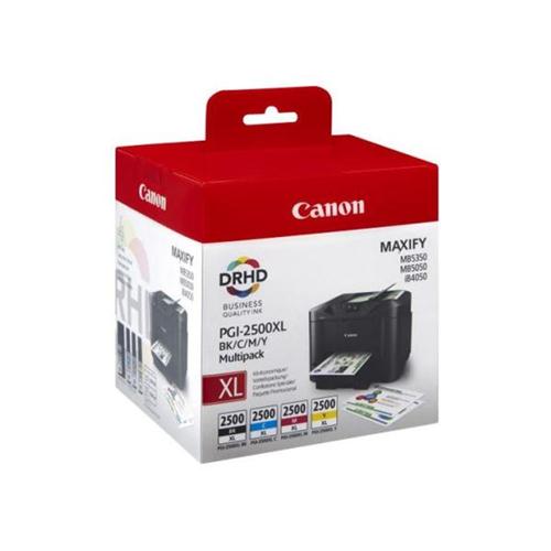 Canon PGI-2500XL (B-C-M-Y) Ink Carts Ref 9254B004AA