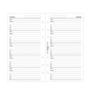 Filofax Name, address, email, telephone, fax, mobile
