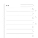 Filofax To Do Refills