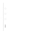 Filofax White plain notepaper