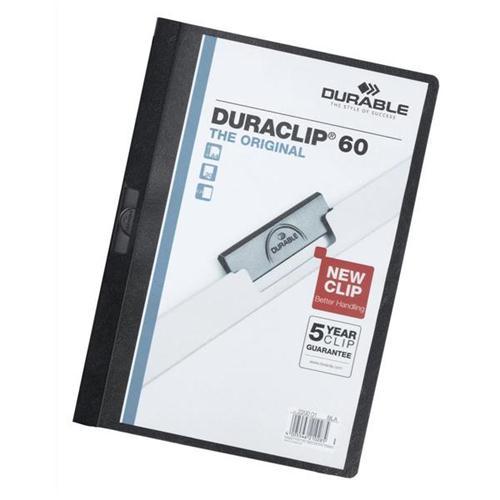 Durable Duraclip Folders - 6mm (approx 60 sheets)