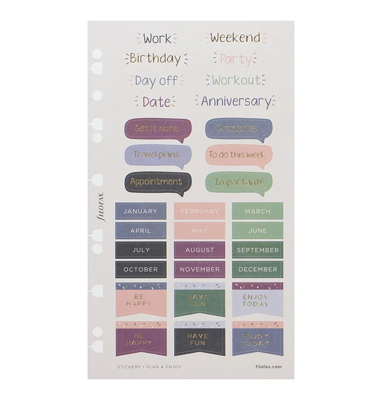 Filofax Garden Stickers