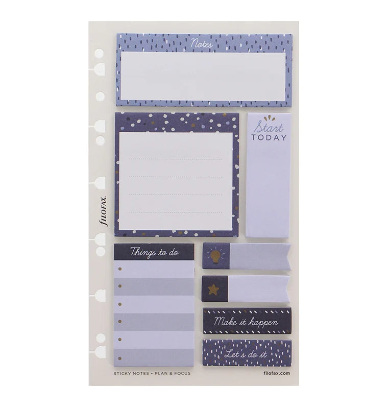 Filofax Indigo Sticky Notes