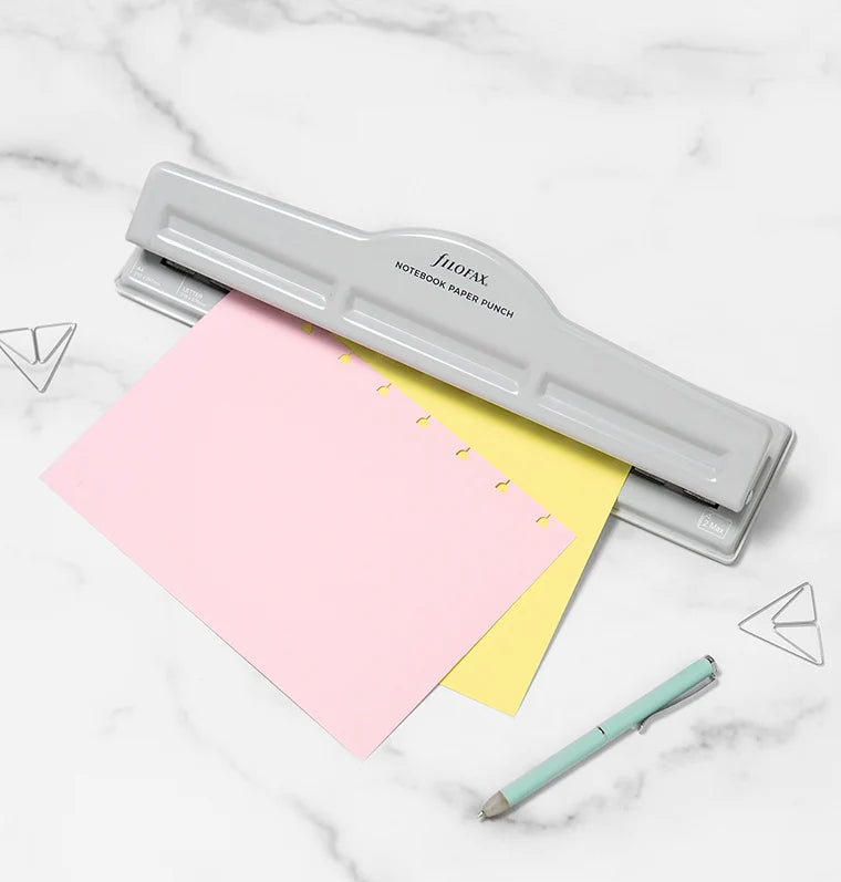 Filofax Refillable Notebook Paper Punch