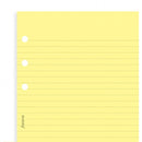 Filofax Yellow Ruled Notepaper