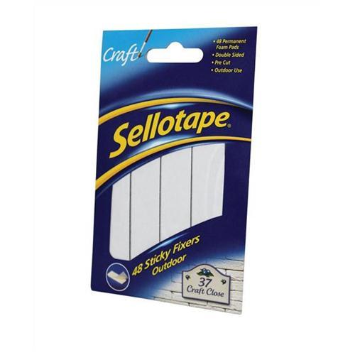 Sellotape Outdoor Sticky Fixer Pads